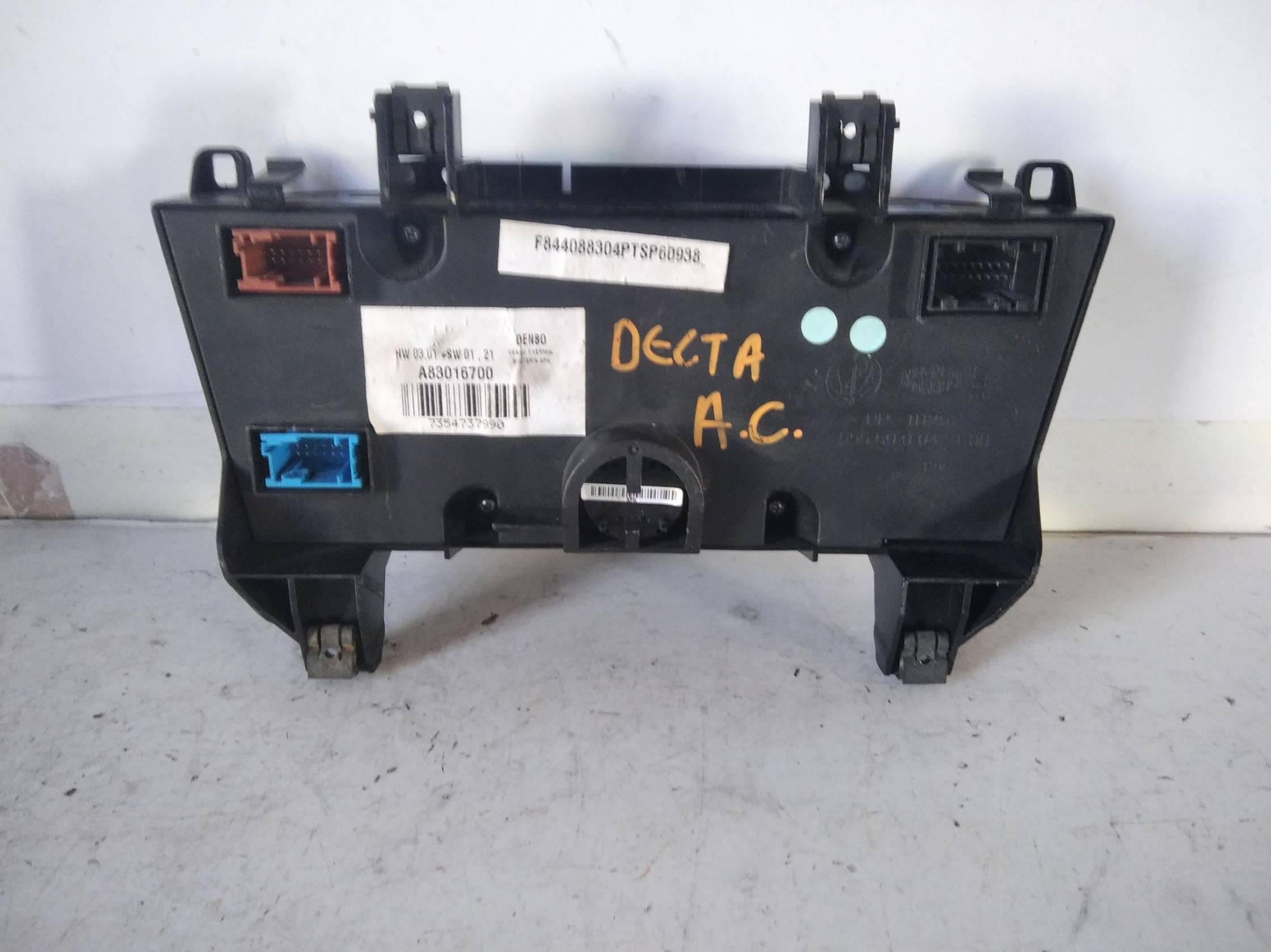 Blocco comando climatizzazione